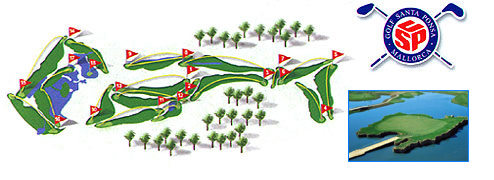 Santa Ponsa II Golf Course Layout