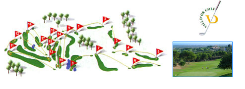Vall d'Or Golf Course Layout